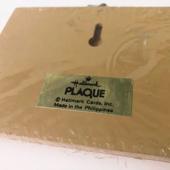 Vintage 1981 Hallmark Plaque Lifes A Tickle Hanging Cat  Wall Art - Picture 7 of 16